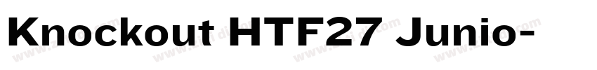 Knockout HTF27 Junio字体转换
